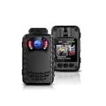 BOBLOV N9 Mini Body Cameras Full HD 1296P Body Mounted Camera Small Portable Night Vision Police Body Camera-64GB(Black)