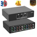 3 In 1 Out RGB AV RCA Audio Video Switcher Switch Selector Splitter