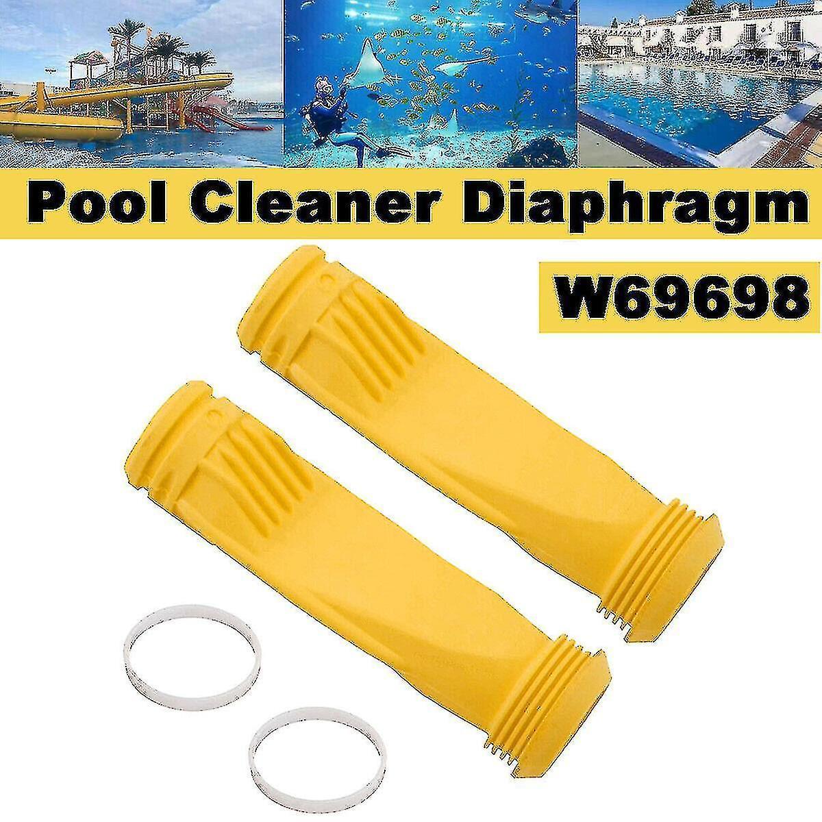 2pcs Pool Cleaner Diaphragm With Ring For Zodiac Baracuda G3 G4 Replacement W69698