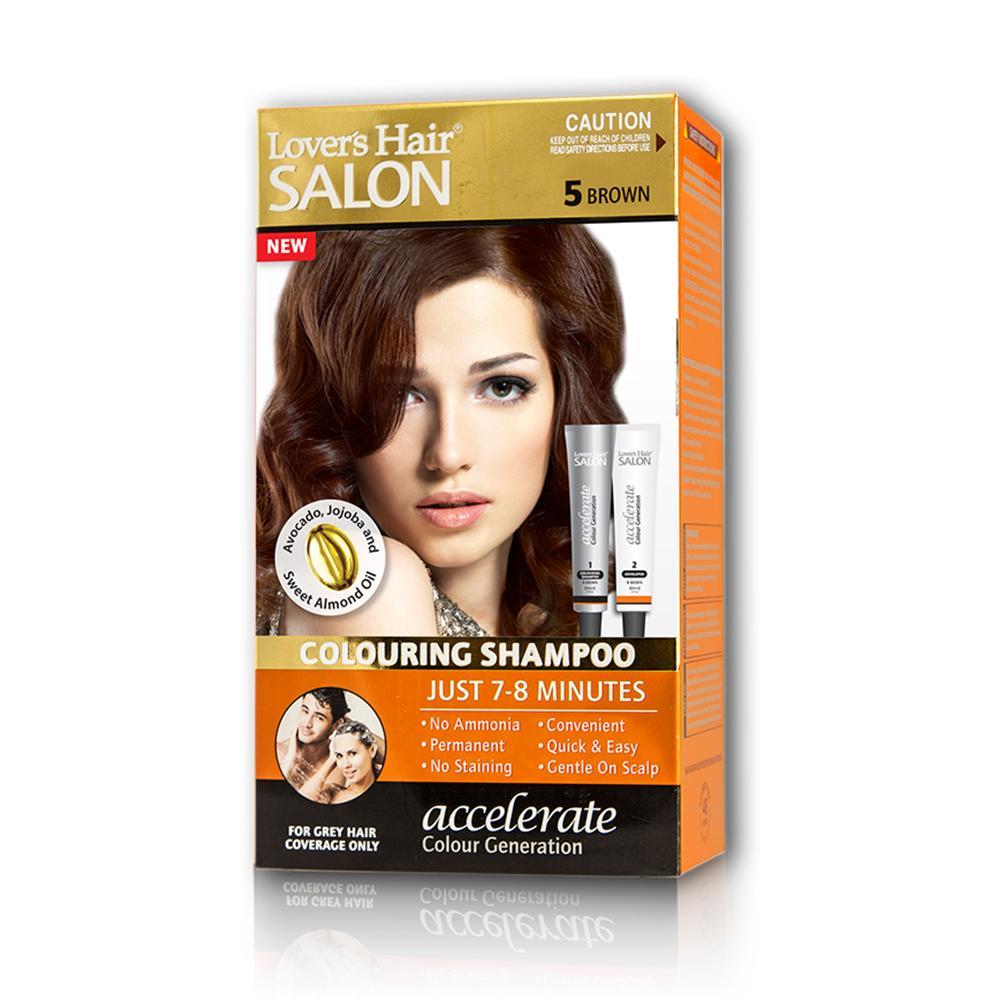 Lover's Hair Salon Colouring Shampoo 5 Brown