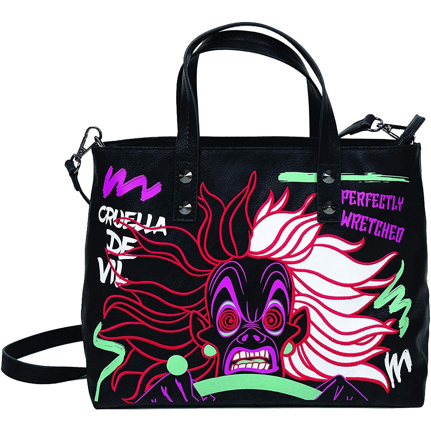 Danielle Nicole Womens/Ladies Disney Cruella De Vil Tote Bag (Black/Multicoloured) (One Size)