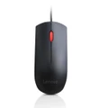 LENOVO Essential USB Mouse Full Size - Wired USB Connection, Plug-and-Play, Comfortable All Day Grip, 1600DPI, Ambidextrous Design, Black