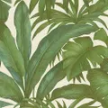 Versace Giungla Palm Leaf Textured Wallpaper (Green/Cream) (10m x 70cm)