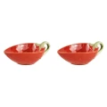 2x Urban Ceramic 17cm Strawberry Dish Bowl Container w/Handle Home/Room Decor RD