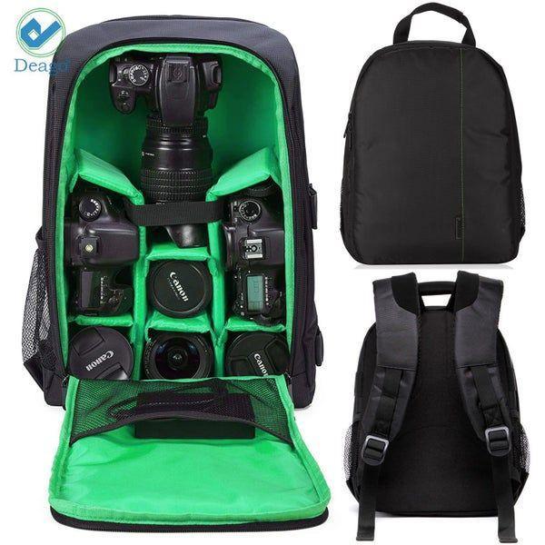 Deago Waterproof Professional DSLR Camera Backpack For Canon Nikon Sony Olympus