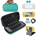 Nintendo Switch Travel Carrying Storage Bag with Clear Case Glass Film Stand