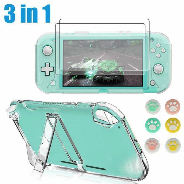 Protective Cover Case+ Screen Protector+Thumb Grips for Nintendo Switch