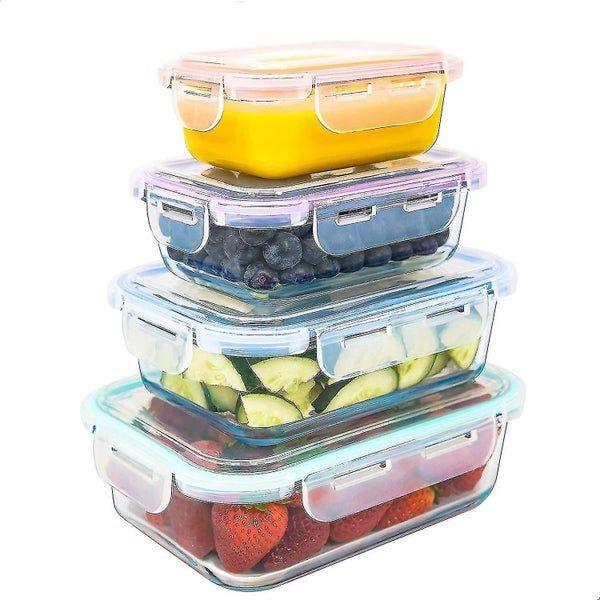 Food storage container LG Luxury Wide -time glass container closed food storage