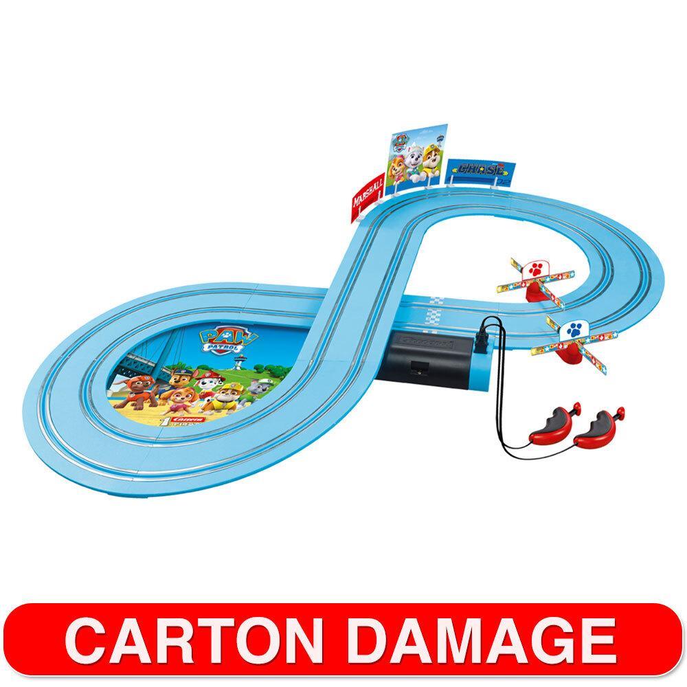 Carrera Kids Toy 2.4m First Paw Patrol On The Track Racing Slot Cars/Remote Set