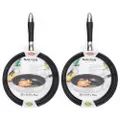 2x Salter 28cm Stainless Steel Non-Stick Frypan Induction/Gas Frying Cookware