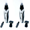 Sansai 2 Pack Professional Nose Hair Trimmer with Comb and Stand