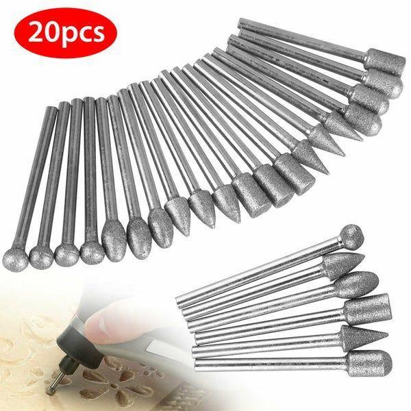 Diamond Grinding Burr Drill Bits For Rotary Tools Grinding
