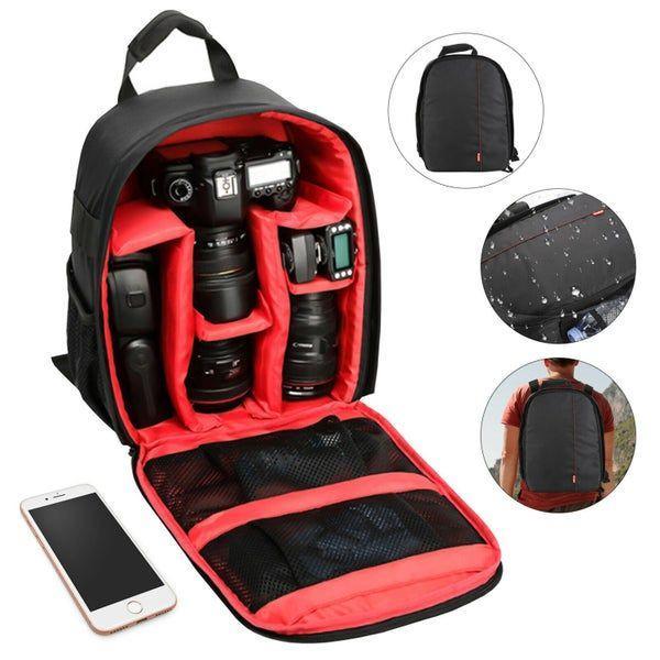 Camera Backpack Shoulder Bag Case for Canon Nikon Sony DSLR Camera