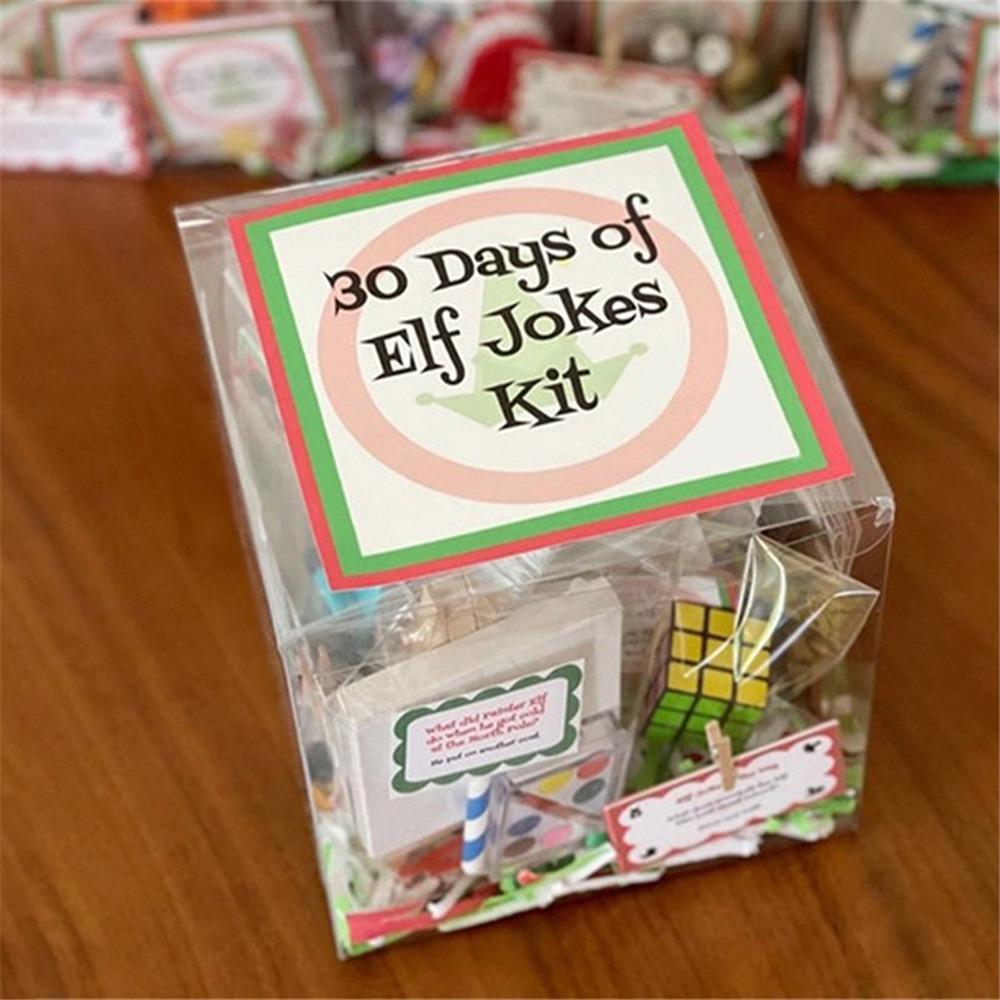 Goodgoods Children Teenager Christmas Advent Elf Magic Gift Set Christmas Creative Gift Set Gift(30 Days)
