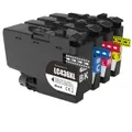 4 Pack Brother LC-436XL LC436XL Generic High Yield Ink Cartridges Combo [1BK, 1C, 1M, 1Y]