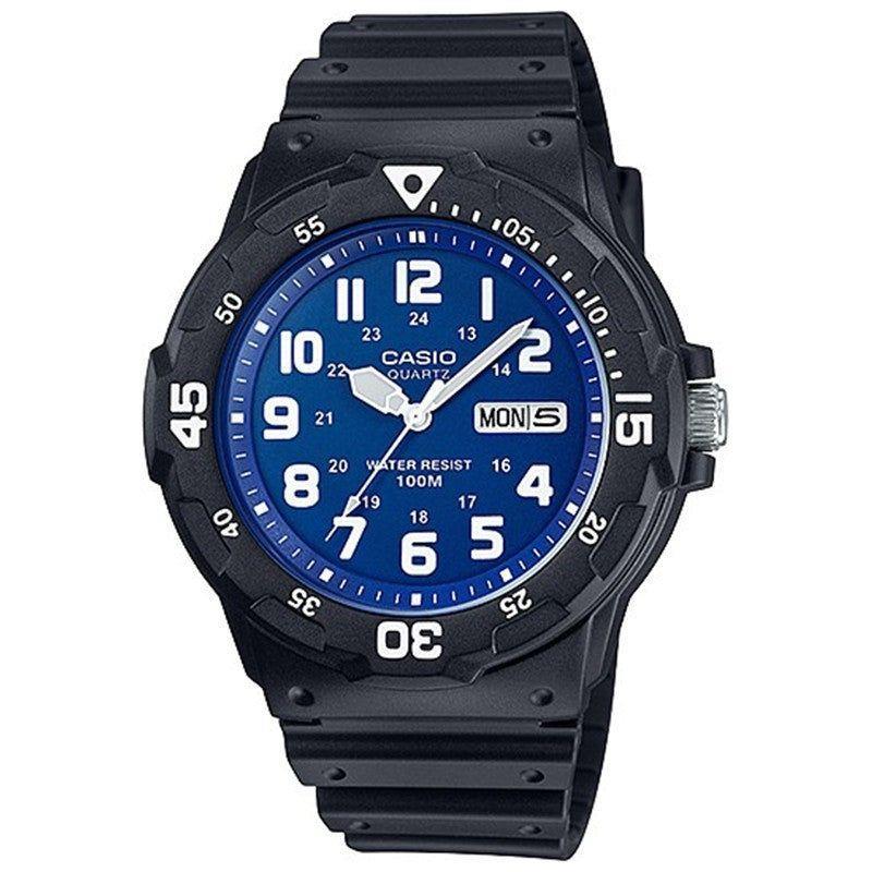 Casio Sport Men's Water Resistant Quartz Wristwatch - Model XYZ123, 10 ATM, Resin Strap, Black