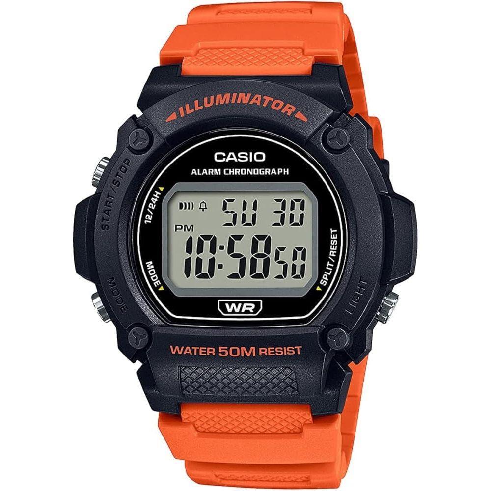 Casio Sport Collection Men's Resin Quartz Multifunction Wristwatch - Water Resistant 5 ATM - Model XYZ123 - Black