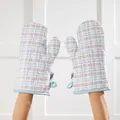 Alex Liddy Marcia 2 Pack of Oven Mitts Size 15X27cm 100% Cotton