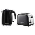 Russell Hobbs Colour Plus 1.7L Kettle and 2 Slice Toaster - Black