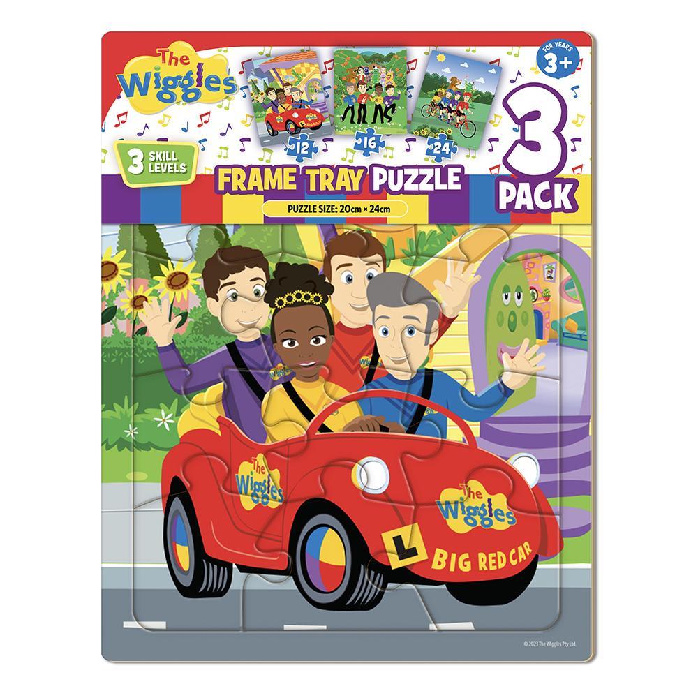 3pk Crown The Wiggles Frame Tray Kids/Children's Jigsaw Puzzle Set 3y+ 20x24cm