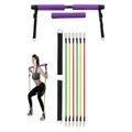 Portable Pilates Stretch Rope Gym Stick Yoga Exercise Bar Pilates Trainer Rope