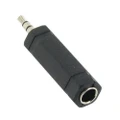 3.5mm Stereo Male Jack to 6.35mm 1/4 inch Mono Female Adaptor Plug Audio Hi-Fi