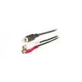 30cm Avico Audio Cord Cable RCA Plug To 2RCA Sockets