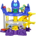 Fisher-price - Dc Batwheels Race Track Playset Launch & Race Batcave With Lights Sounds & 2 Toy Cars