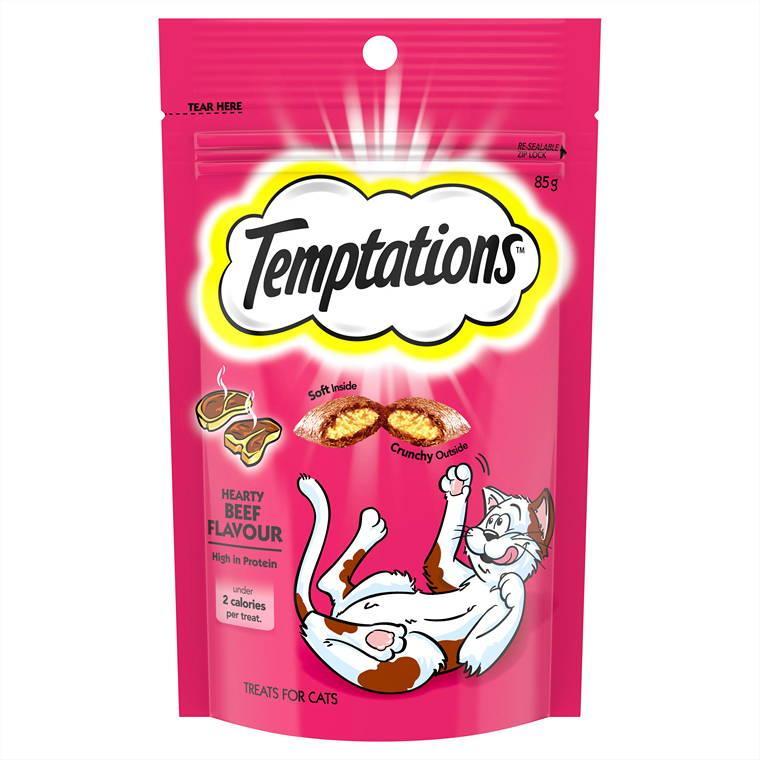 Temptations Hearty Beef, 85gm