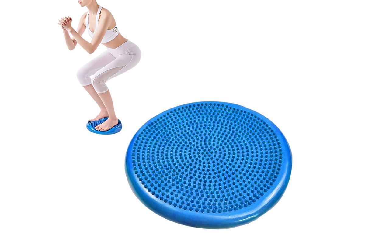 Yoga Training Mat Exercise Balance Stability Cushion Yoga Training Accessories -Blue
