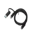 LENOVO 4X90U90618 USB cable 1 m USB 3.2 Gen 1 3.1 Gen 1 USB A/USB C USB C Black