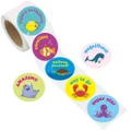 Cute Animal Reward Sticker Incentive Sticker Positive Words Sticker Paper Roll Diameter 38mm for Kid Teacher School Supplies