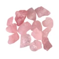 100g Natural Rose Quartz Mineral Pink Quartz Crystal Raw Stone Aromatherapy Incense Stone Ornaments for Home Decoration Reiki Crystal Healing
