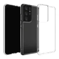 6.8-inch Clear Soft TPU Phone Case with Full Body Protection Slim Shockproof Cover Anti-Scratch Protective Case Replacement for Samsung Galaxy S21 Ultra