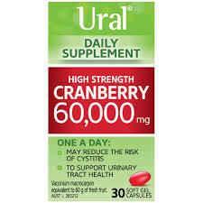 Ural High Strength Cranberry 60000mg 30 Capsules