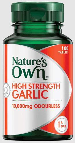Nature's Own High Strength Garlic | 100 Tablets