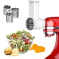 Slicer Shredder Attachments, Fresh Prep Vegetable Slicer For Kitchenaid Stand Mixer, Salad Maker Wi Free Shipping