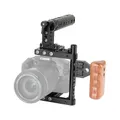 Miniowlcamera Cage Rig W/top Handle Tripod Mount Plate For Canon Nikon Sony Panasonic