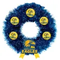 West Coast Eagles AFL Christmas Xmas Wreath