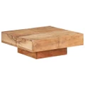 Coffee Table 80x80x28 cm Solid Acacia Wood vidaXL