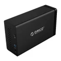 Orico 2 Bay USB 3.0 Hard Drive Dock - Black [ORICO-NS200U3-BK]