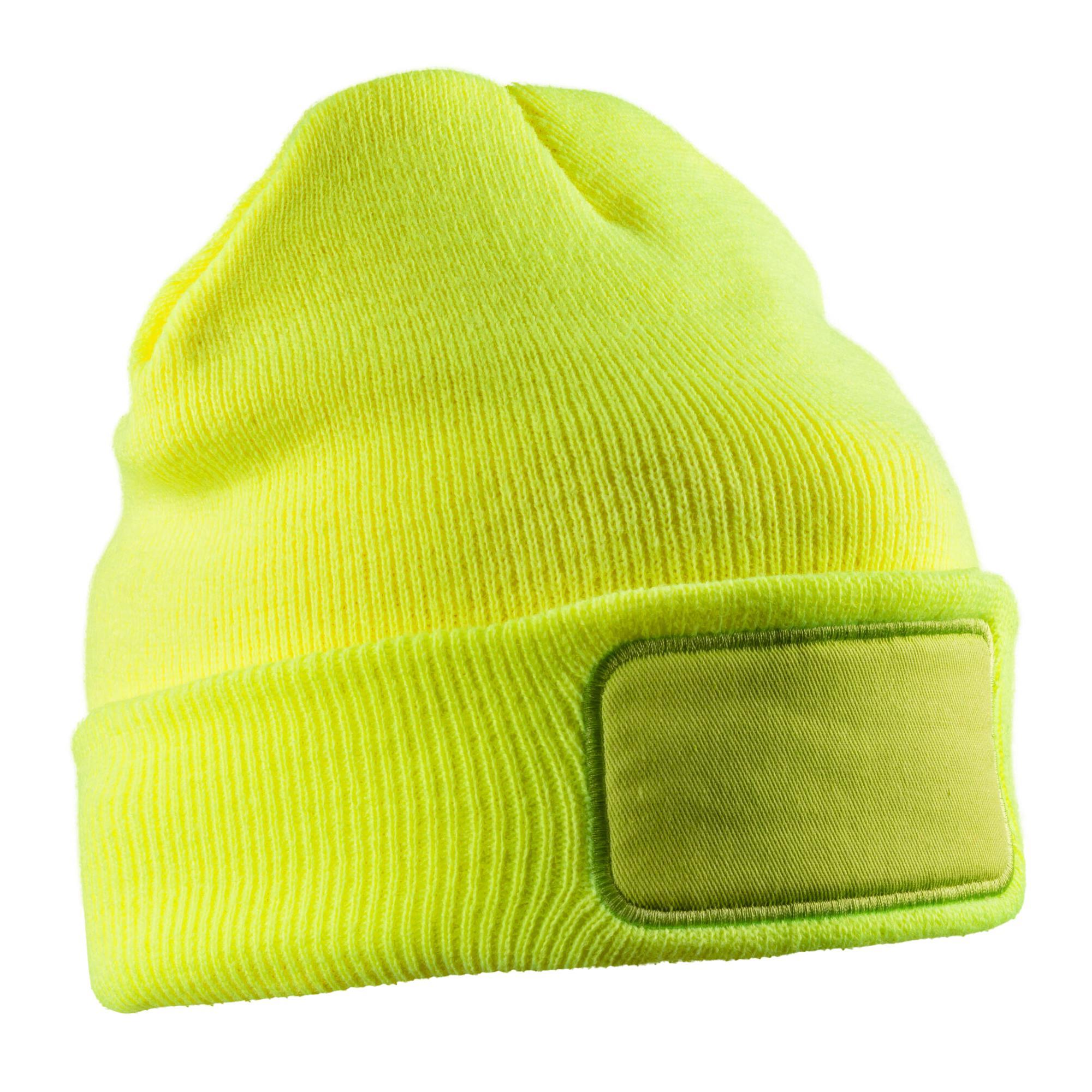 Result Unisex Adult Thinsulate Printable Winter Beanie (Fluorescent Yellow) (One Size)
