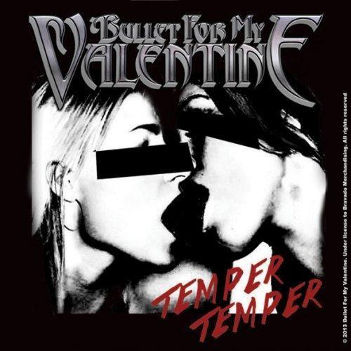 Bullet For My Valentine Temper Temper Cork Coaster (Black/White/Red) (One Size)