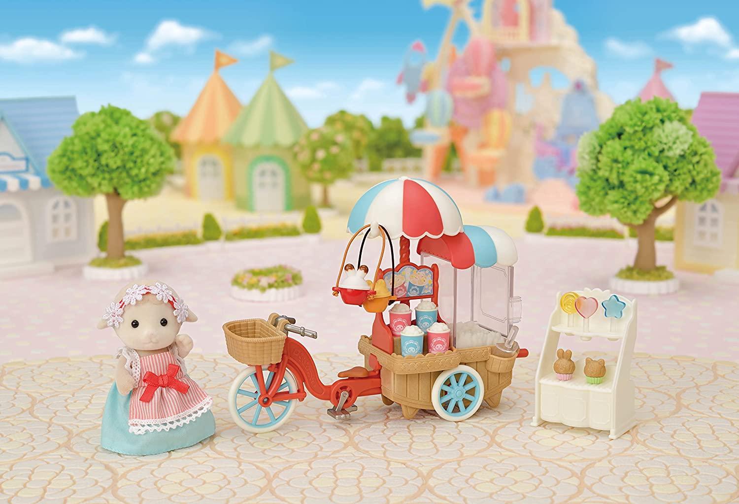 Sylvanian Families Popcorn Delivery Trike Play Set