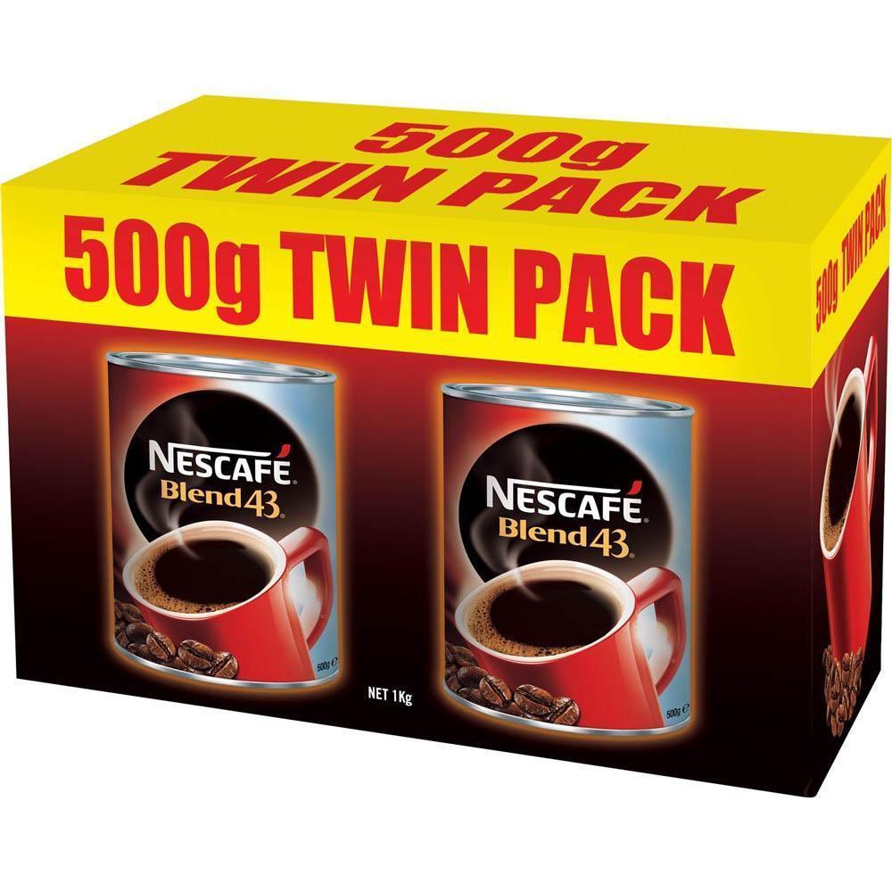 Nescafe Blend 43 Instant Coffee 500G Pack 2