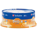 Verbatim DVD-R 16X 4.7GB Spindle Pack 25 CD Discs