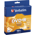 Verbatim DVD-R 4.7GB 16X Spindle CDs Pack 10 Blank