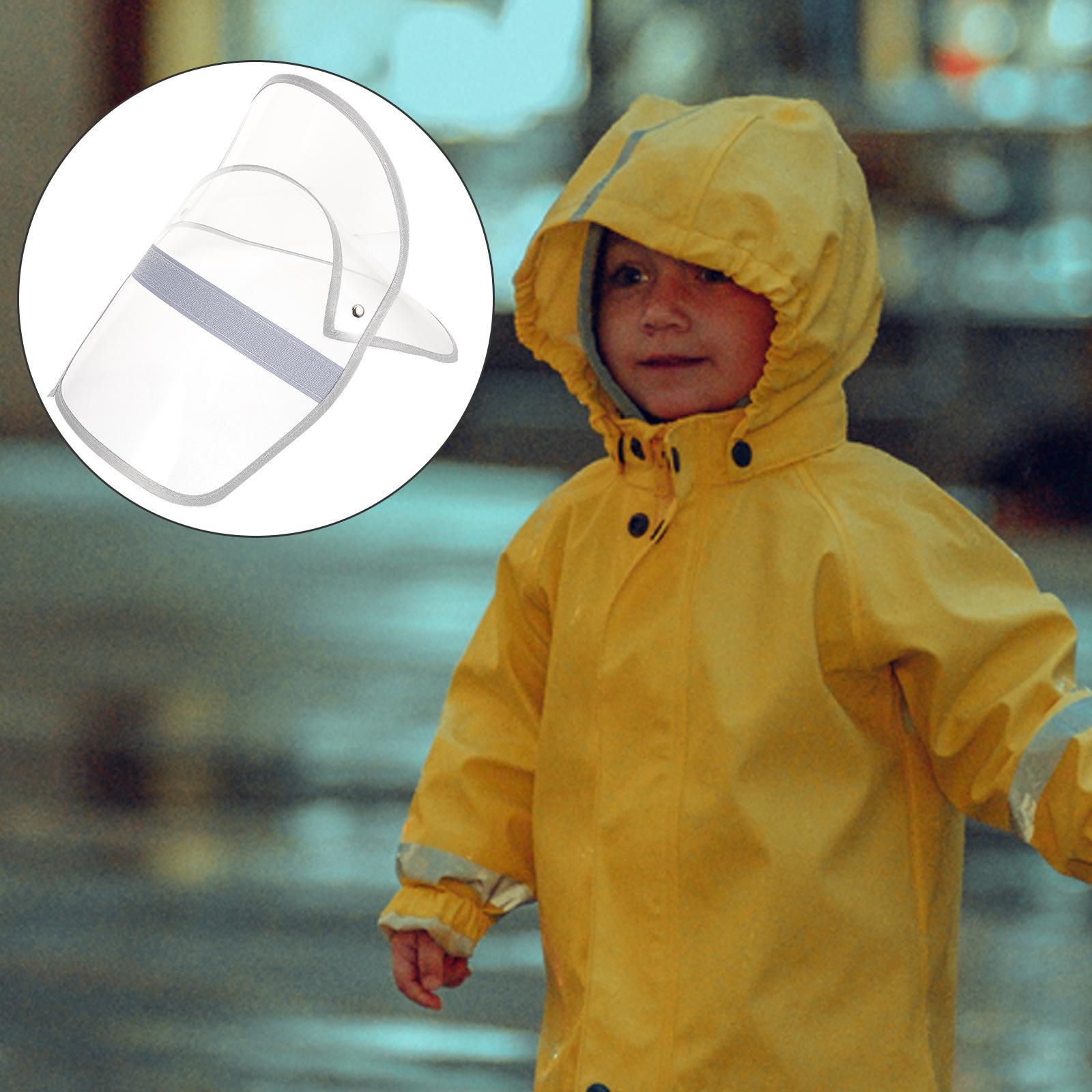 Transparent Raincoat Hat Shield Accessory The Cap Protection