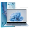 [Set of 3] MEZON Ultra Clear Film Screen Protector for Microsoft Surface Laptop Go 3 (12.4") – Case and Surface Pen Friendly, Shock Absorption