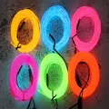 EL Wire Neon Glowing Light Strip for Halloween Christmas Party -Pink